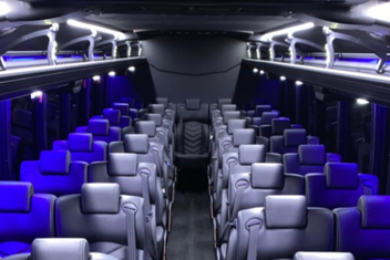 Portland Charter Bus Interior