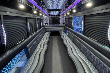 Portland Party Bus Interior