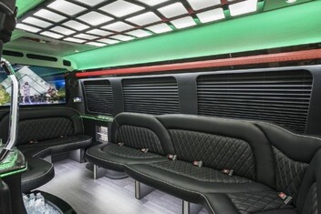 Portland Sprinter Party Bus Interior
