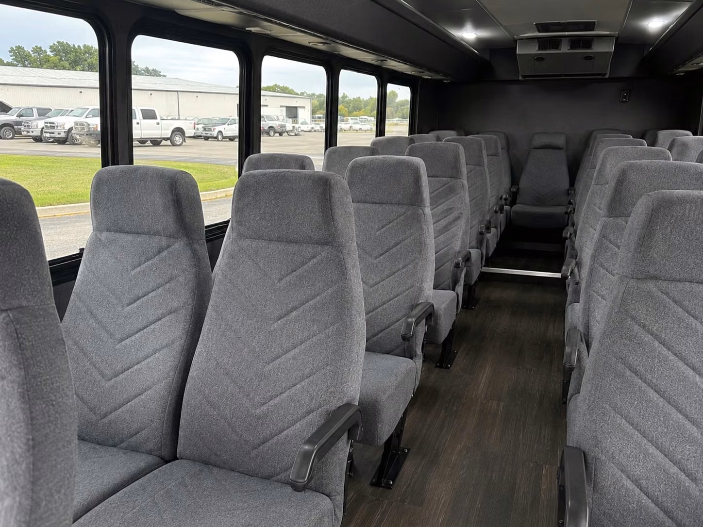 15 passenger minibus interior