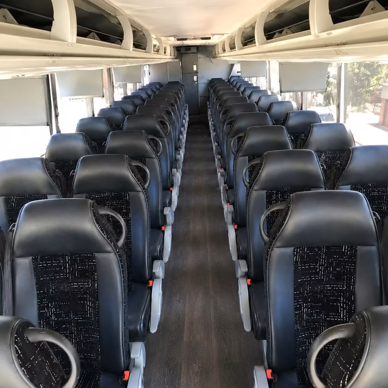 portland charter bus interior gallery